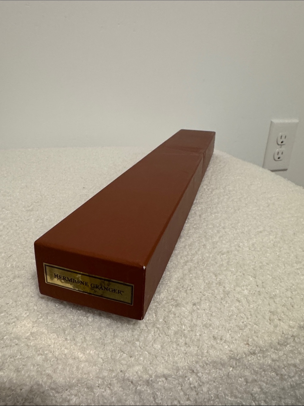 Hermione Granger Wizarding World Wand Box - Brown Collector's Case
